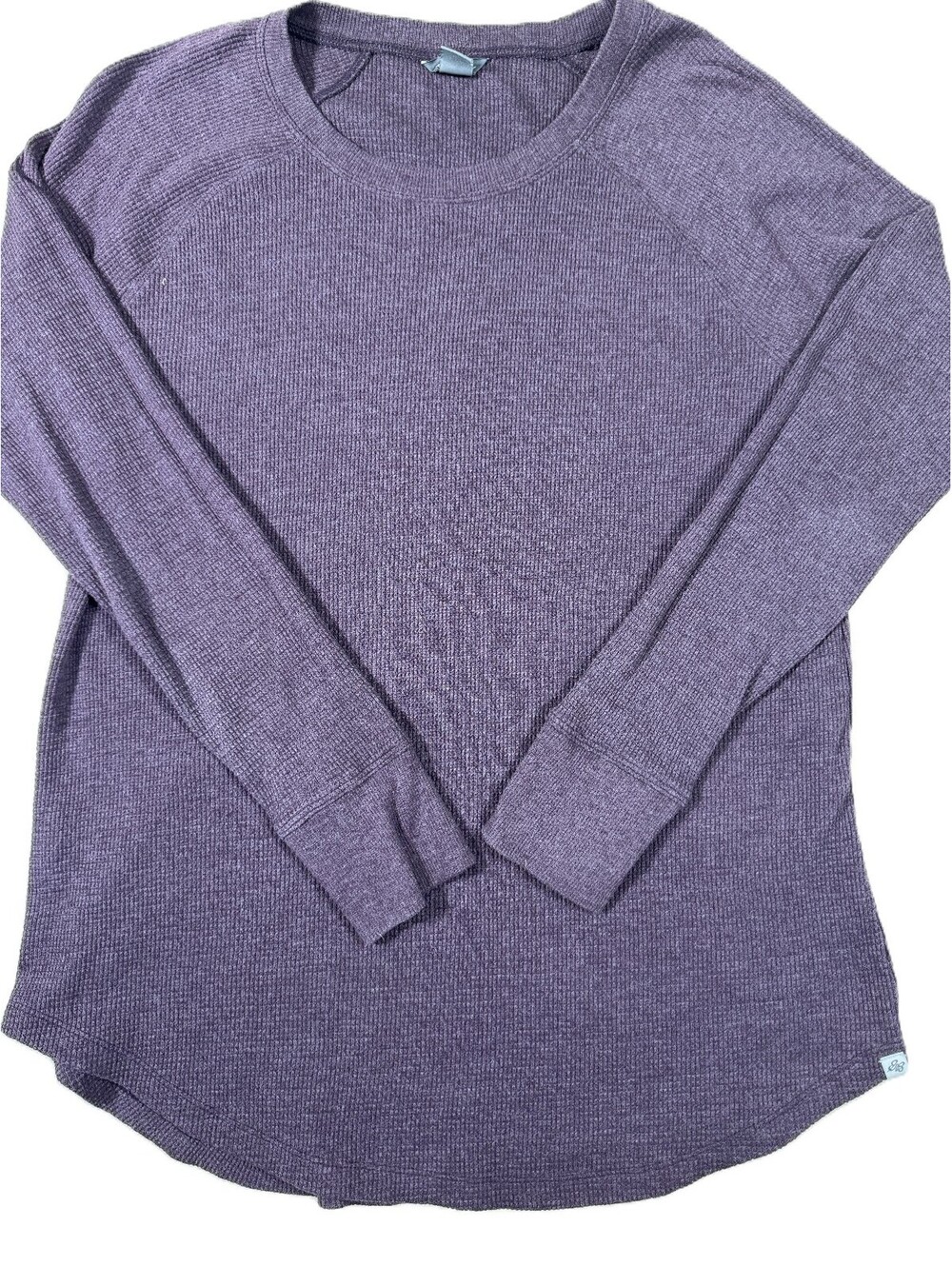 Eddie Bauer Women's Long Sleeve T-Shirt Medium Waffle Thermal